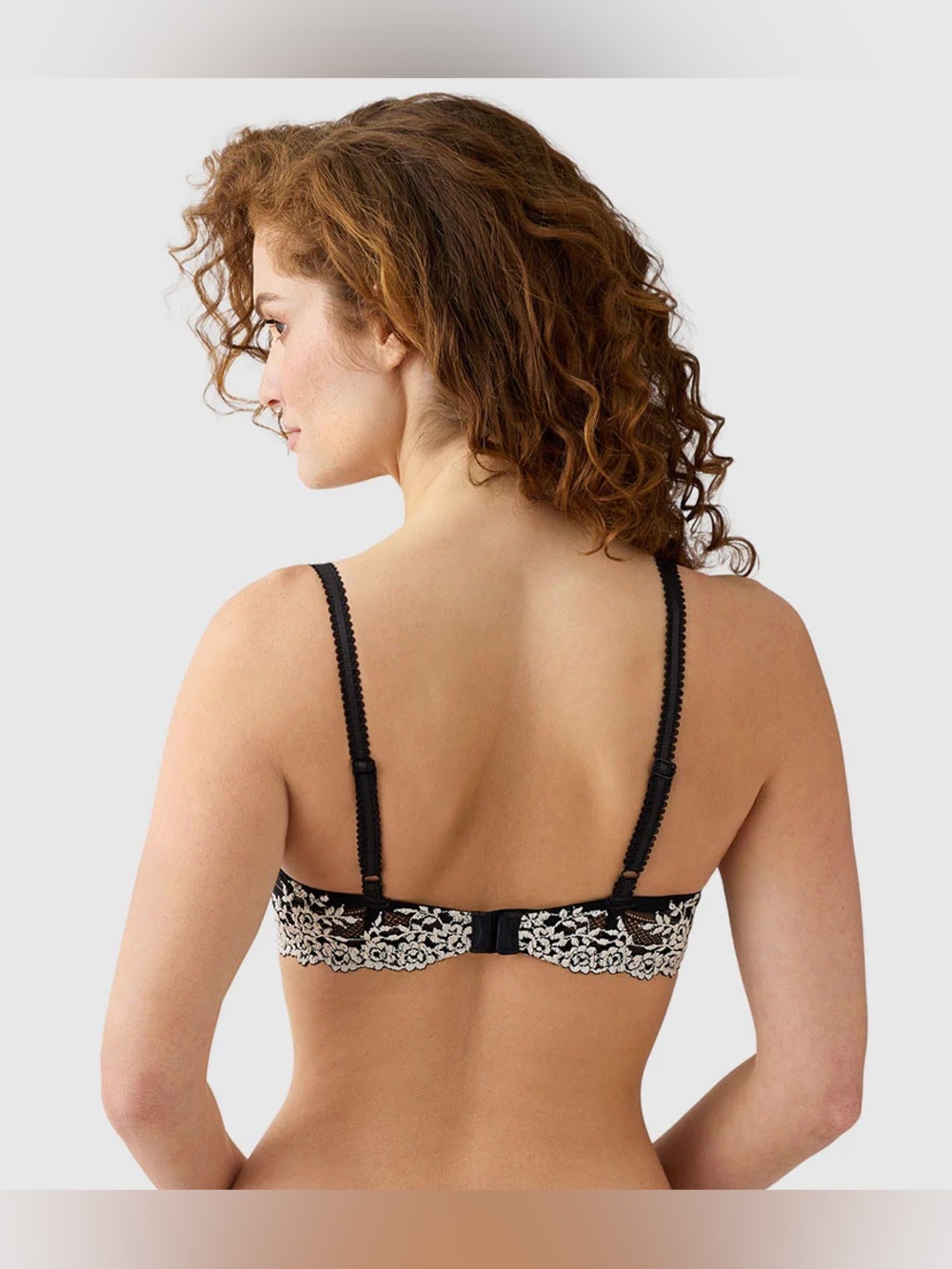 LIKE NEW BUNDLE Wacoal Nude and Black Embrace Lace T-Shirt Bras (34D) - Picture 6 of 7